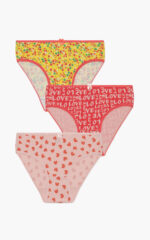 Floral Love Παιδικό / Εφηβικό Σλιπ 3τμχ