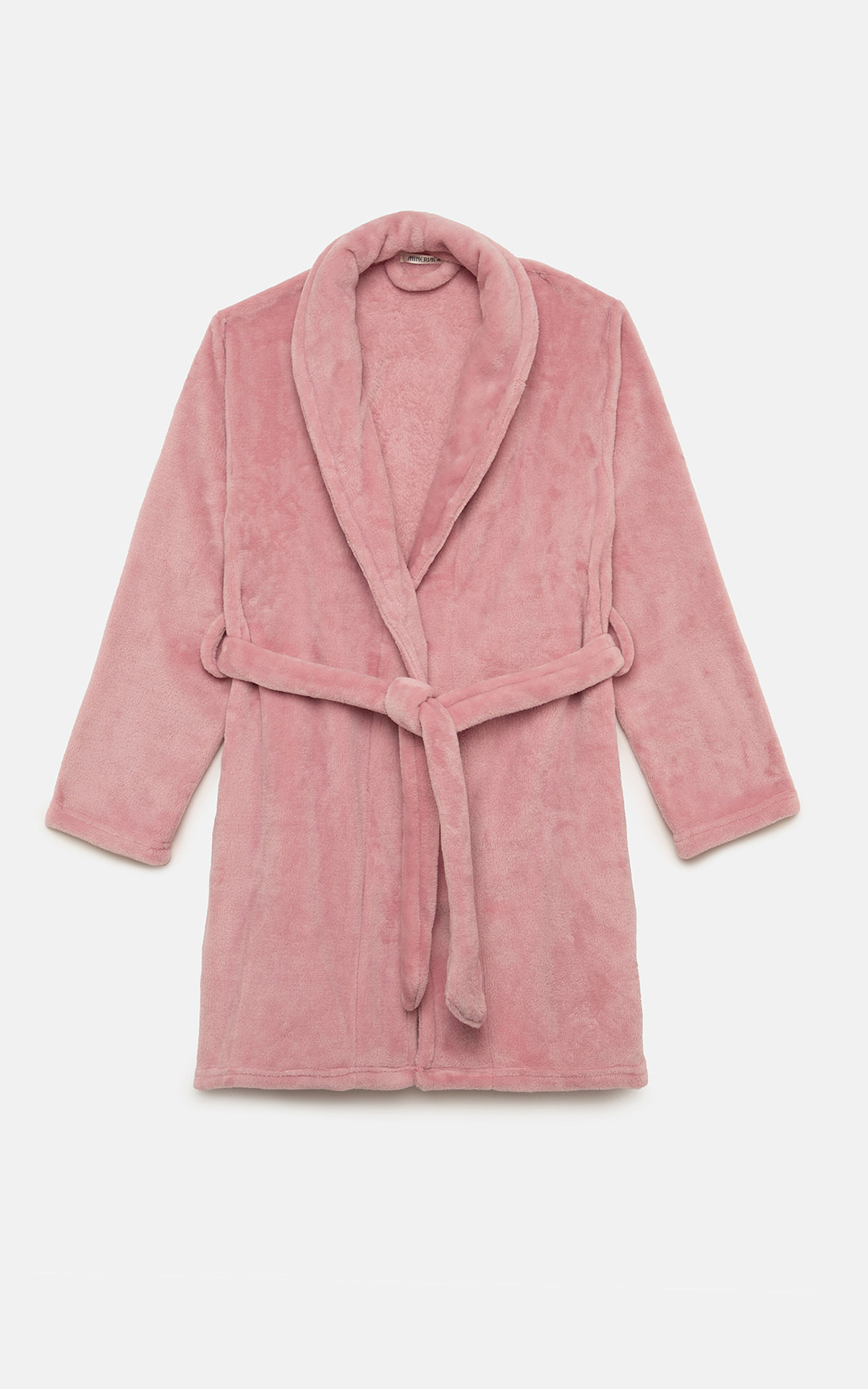 96-53080_639-01 Μονόχρωμη Fleece Γυναικεία Ρόμπα - Image 1