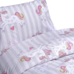 LINO ΣΕΝΤΟΝΙ + ΜΑΞ/ΚΗ MONOKEROS LILAC 170X260 - Image 2