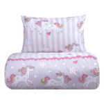 LINO ΣΕΝΤΟΝΙ + ΜΑΞ/ΚΗ MONOKEROS LILAC 170X260 - Image 3