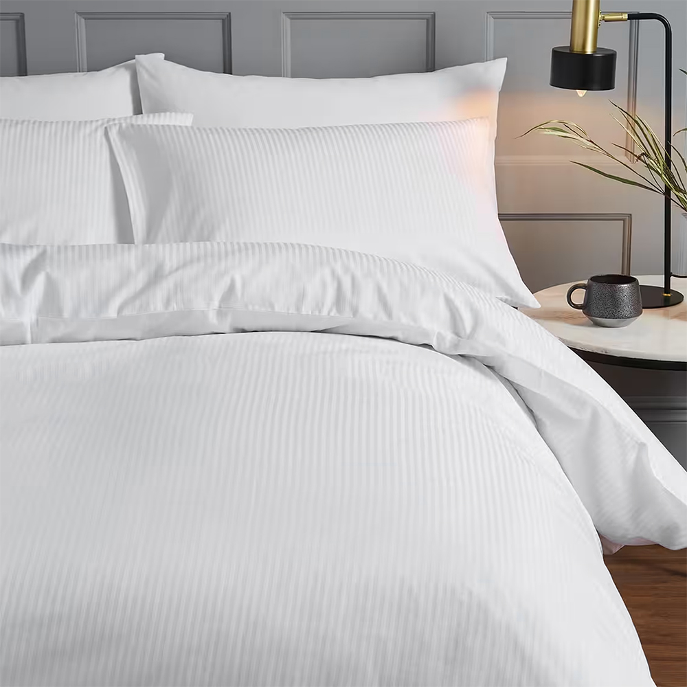 1000003220 LINO ΣΕΝΤΟΝΙ BARRI 100/100 WHITE 240X270 300TC - Image 1