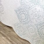 LINO ΚΟΥΒΕΡΛΙ SERY WHITE-GREY 220X240 - Image 2