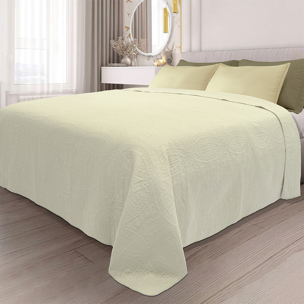 1100001806 LINO ΚΟΥΒΕΡΛΙ LIGERO ECRU 220X240 - Image 1