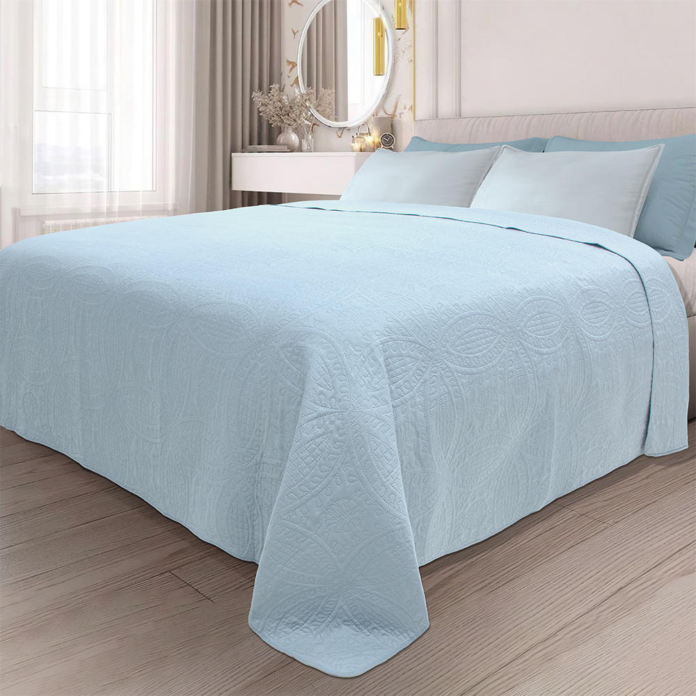 1100001808 LINO ΚΟΥΒΕΡΛΙ LIGERO CIEL 220X240 - Image 1