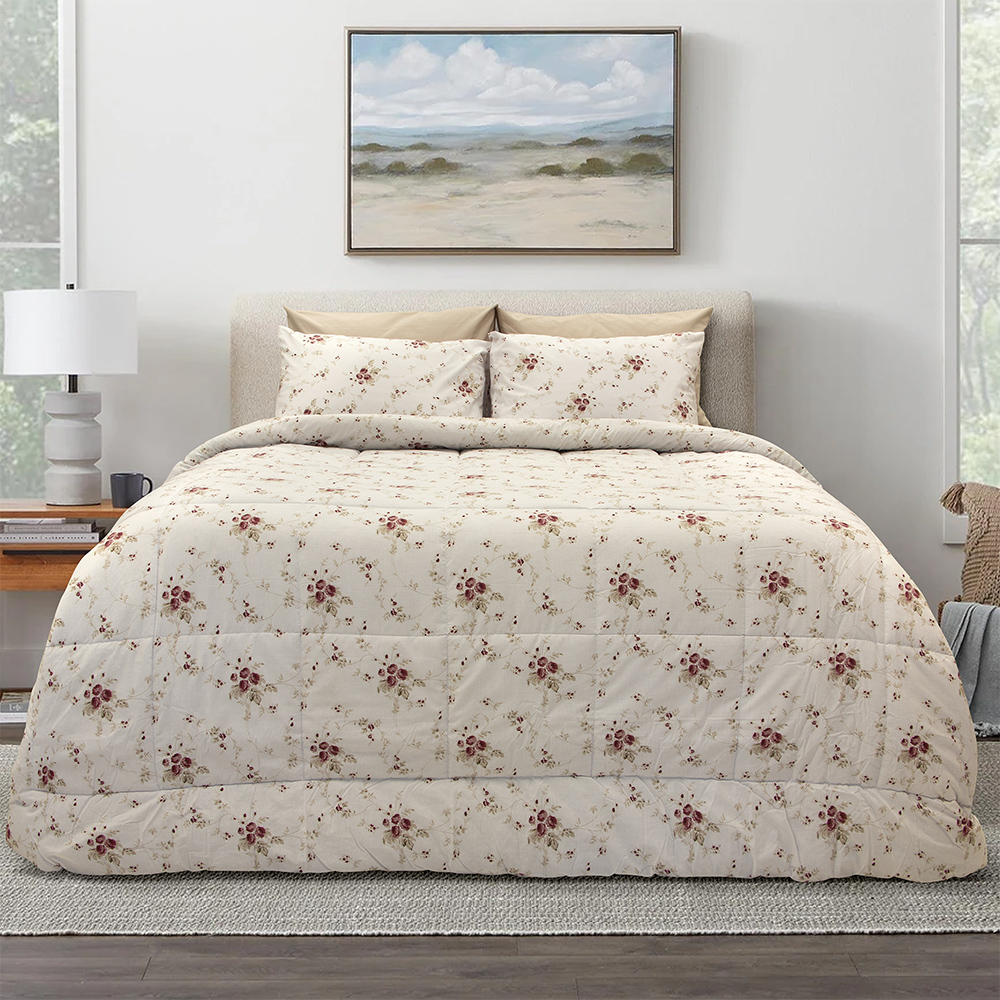 1200001597 LINO ΠΑΠΛΩΜΑ ROSALIE RED 220X240 - Image 1