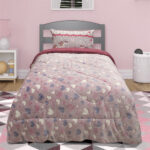 LINO ΚΟΥΒΕΡΤΟΠΑΠΛΩΜΑ ΦΩΣΦΟΡΙΖΕ HERZ PINK 160X220 - Image 2