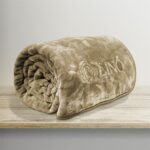 LINO ΚΟΥΒΕΡΤΑ VELLUT MOCCA 220X240 - Image 3