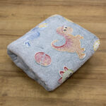 LINO ΚΟΥΒΕΡΤΑ FLEECE ΦΩΣΦΟΡΙΖΕ VOLCANO GREY-CIEL 160X220 - Image 4