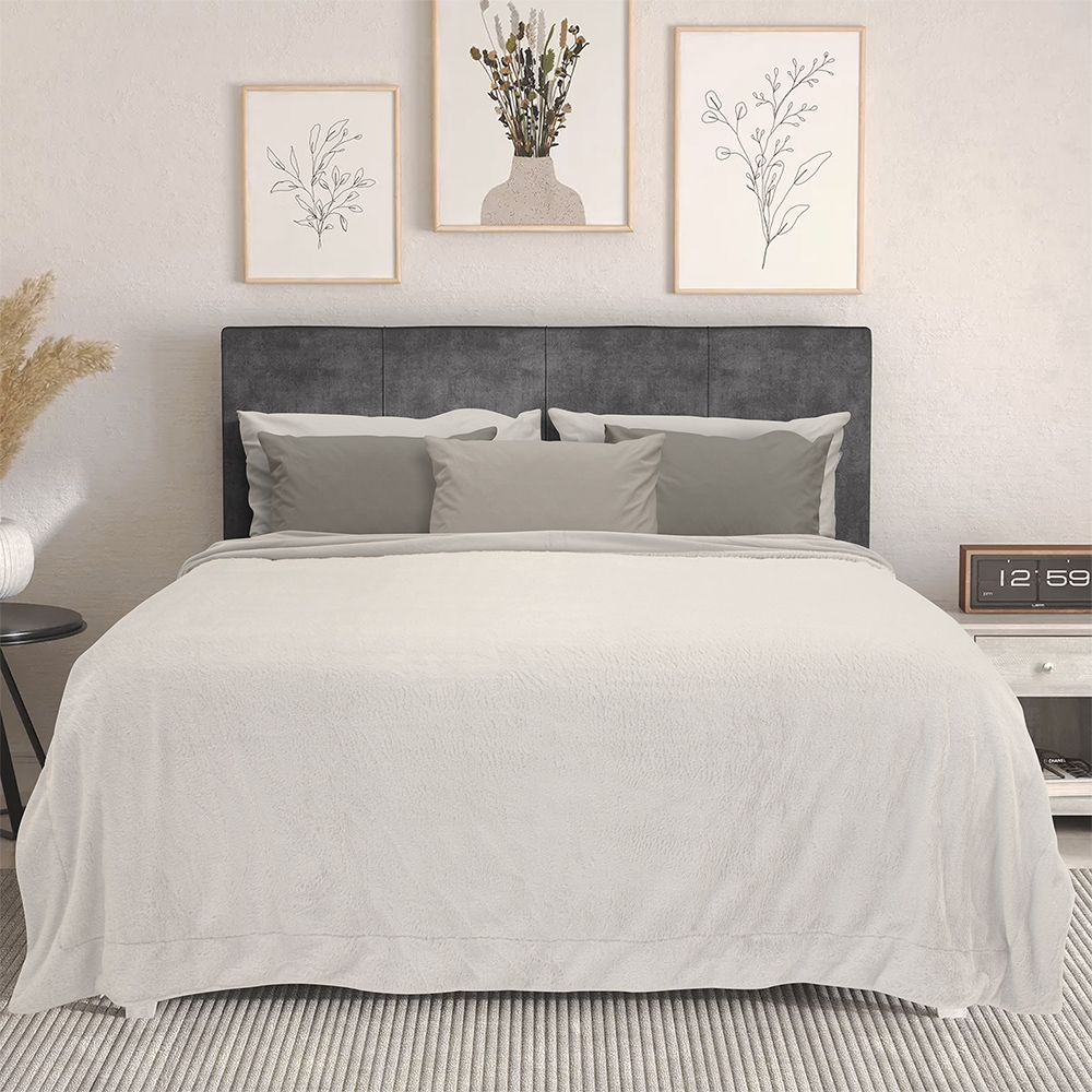 1300001871 LINO ΚΟΥΒΕΡΤΑ HARE CREAM 150X200 - Image 1