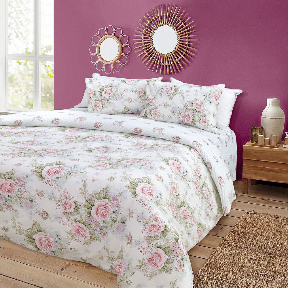 1900002323-1 LINO ΣΕΤ ΠΑΠΛΩΜΑΤΟΘΗΚΗ ALISO WHITE FLANNEL 160Χ240 - Image 1