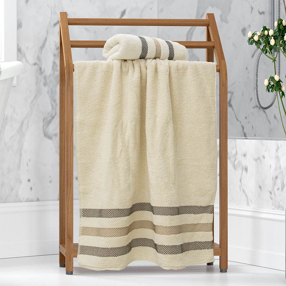 2000029812 LINO ΠΕΤΣΕΤΑ BAHO ECRU 70X140 - Image 1