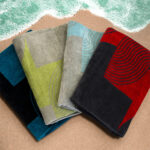 LINO ΠΕΤΣΕΤΑ ΘΑΛΑΣΣΗΣ GEOMETRICO LGREY-GREEN 86X160 - Image 3