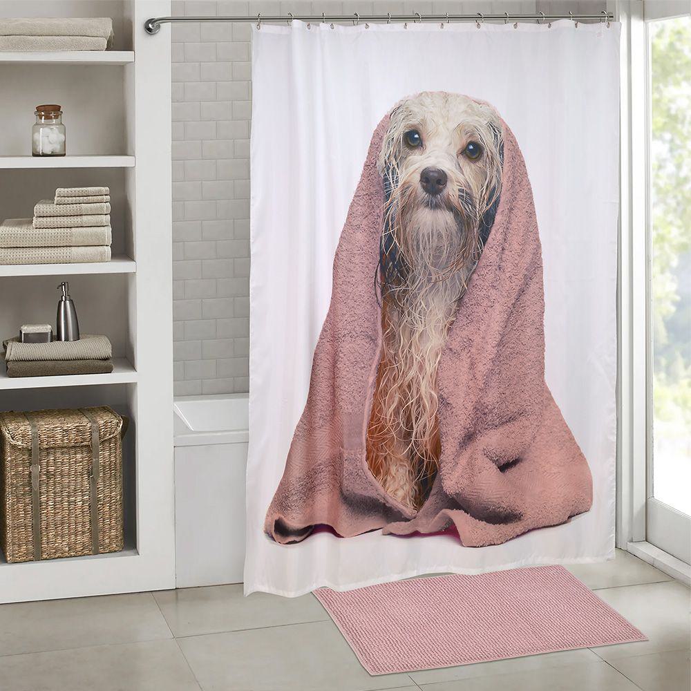 2600000513 LINO ΚΟΥΡΤΙΝΑ ΜΠΑΝΙΟΥ DOGGA 180X200 - Image 1