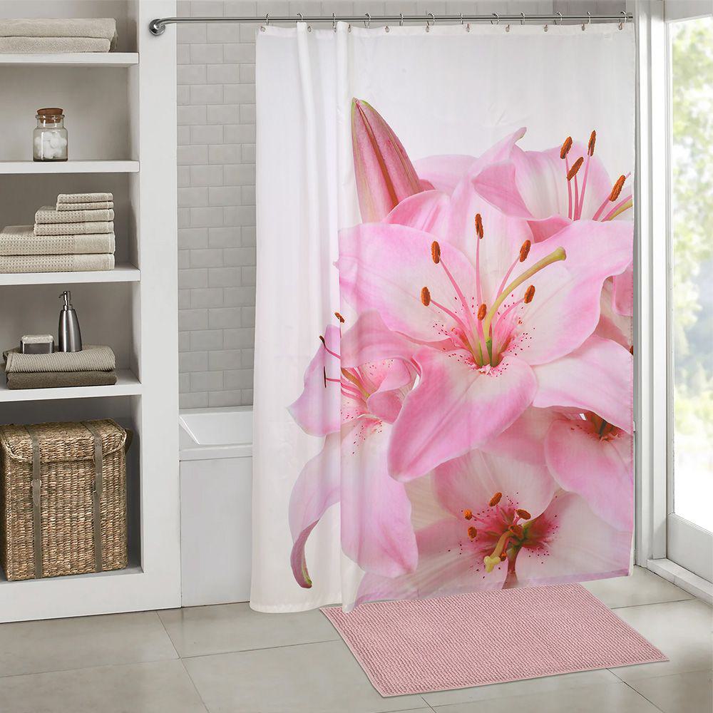 2600000514 LINO ΚΟΥΡΤΙΝΑ ΜΠΑΝΙΟΥ BLOSSIA 180X200 - Image 1