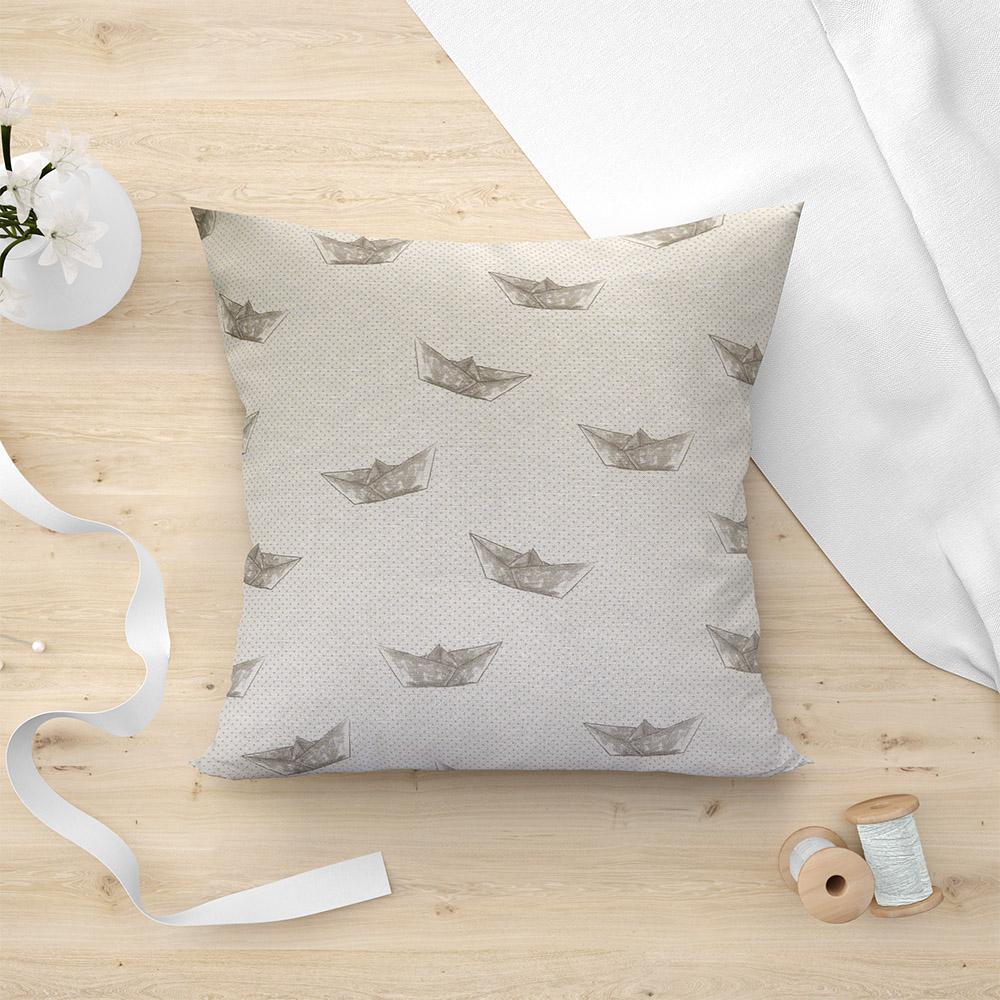 3200000649 LINO ΜΑΞΙΛΑΡΟΘΗΚΗ PAPER BOAT 801 GREY 45X45 - Image 1