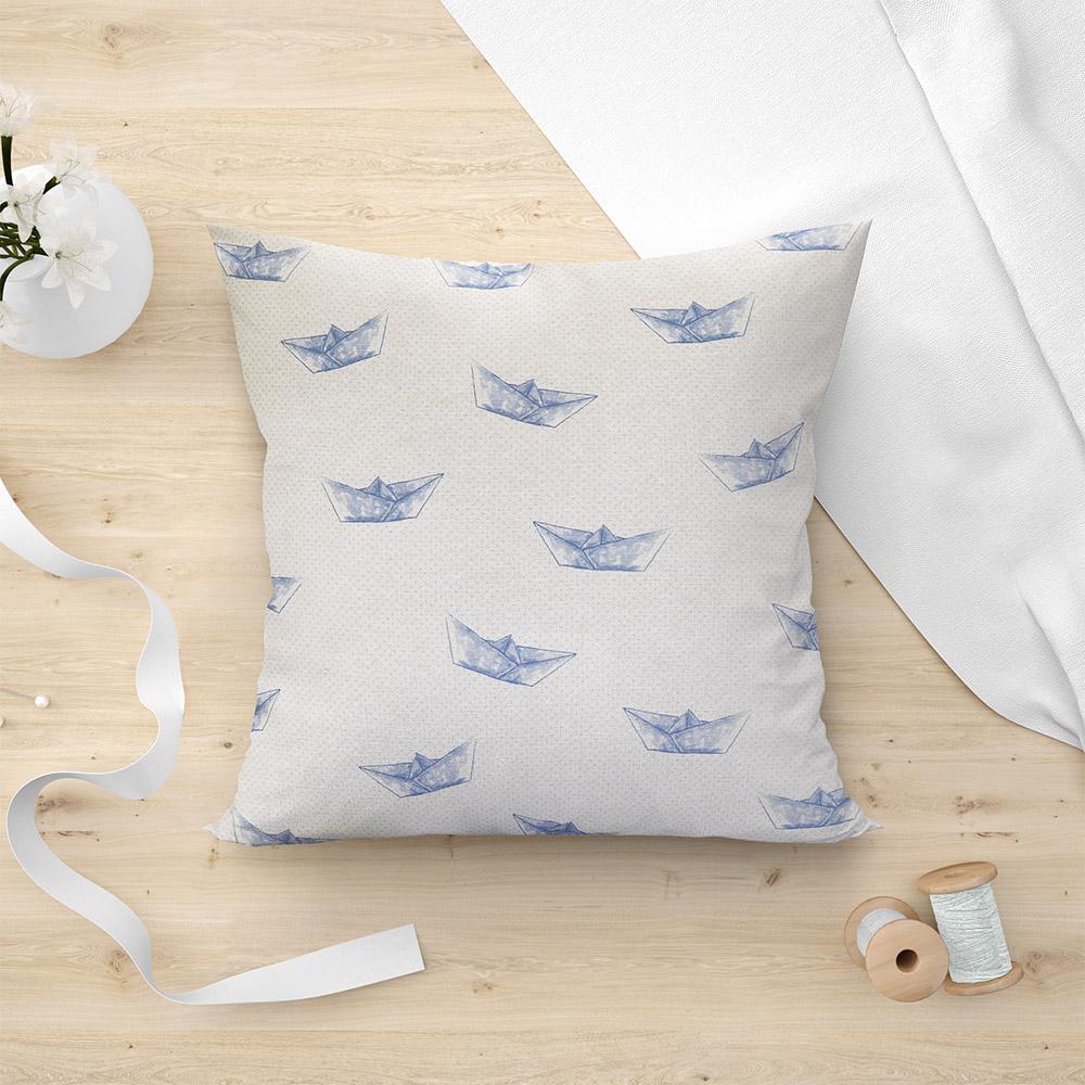 3200000651 LINO ΜΑΞΙΛΑΡΟΘΗΚΗ PAPER BOAT 601 BLUE 45X45 - Image 1