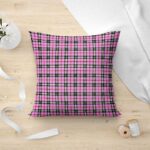 LINO ΜΑΞΙΛΑΡΟΘΗΚΗ TARTAN 301 PINK 45X45