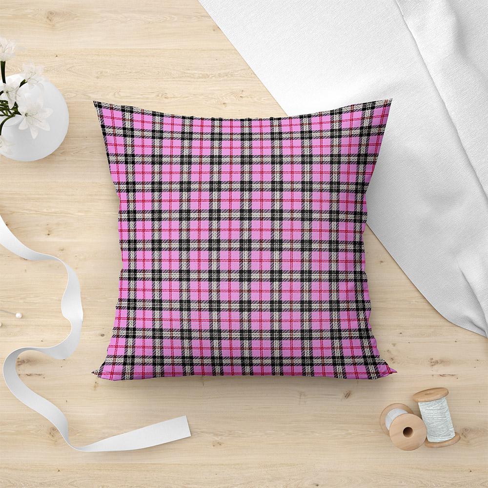 3200000765 LINO ΜΑΞΙΛΑΡΟΘΗΚΗ TARTAN 301 PINK 45X45 - Image 1