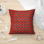 LINO ΜΑΞΙΛΑΡΟΘΗΚΗ TARTAN 401 RED 45X45