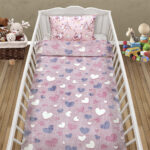 LINO ΚΟΥΒΕΡΤΑ FLEECE ΦΩΣΦΟΡΙΖΕ HERZ PINK 110X150 - Image 2