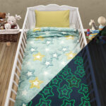 LINO ΚΟΥΒΕΡΤΑ FLEECE ΦΩΣΦΟΡΙΖΕ STER MINT 110X150