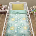 LINO ΚΟΥΒΕΡΤΑ FLEECE SHERPA ΦΩΣΦΟΡΙΖΕ STER MINT 110X150 - Image 2