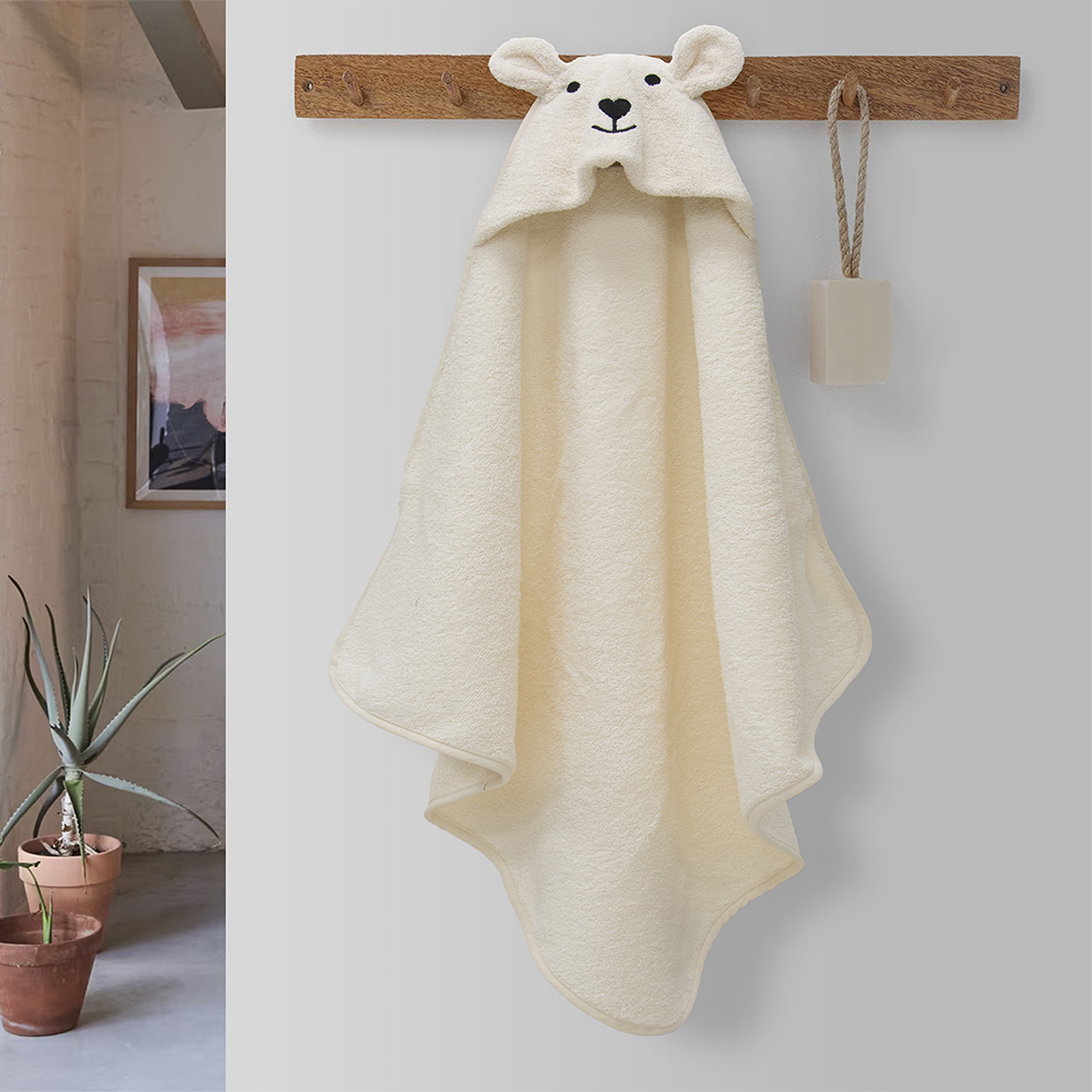 4900001943 LINO ΚΑΠΑ LOVEBEAR ECRU 75X75 - Image 1