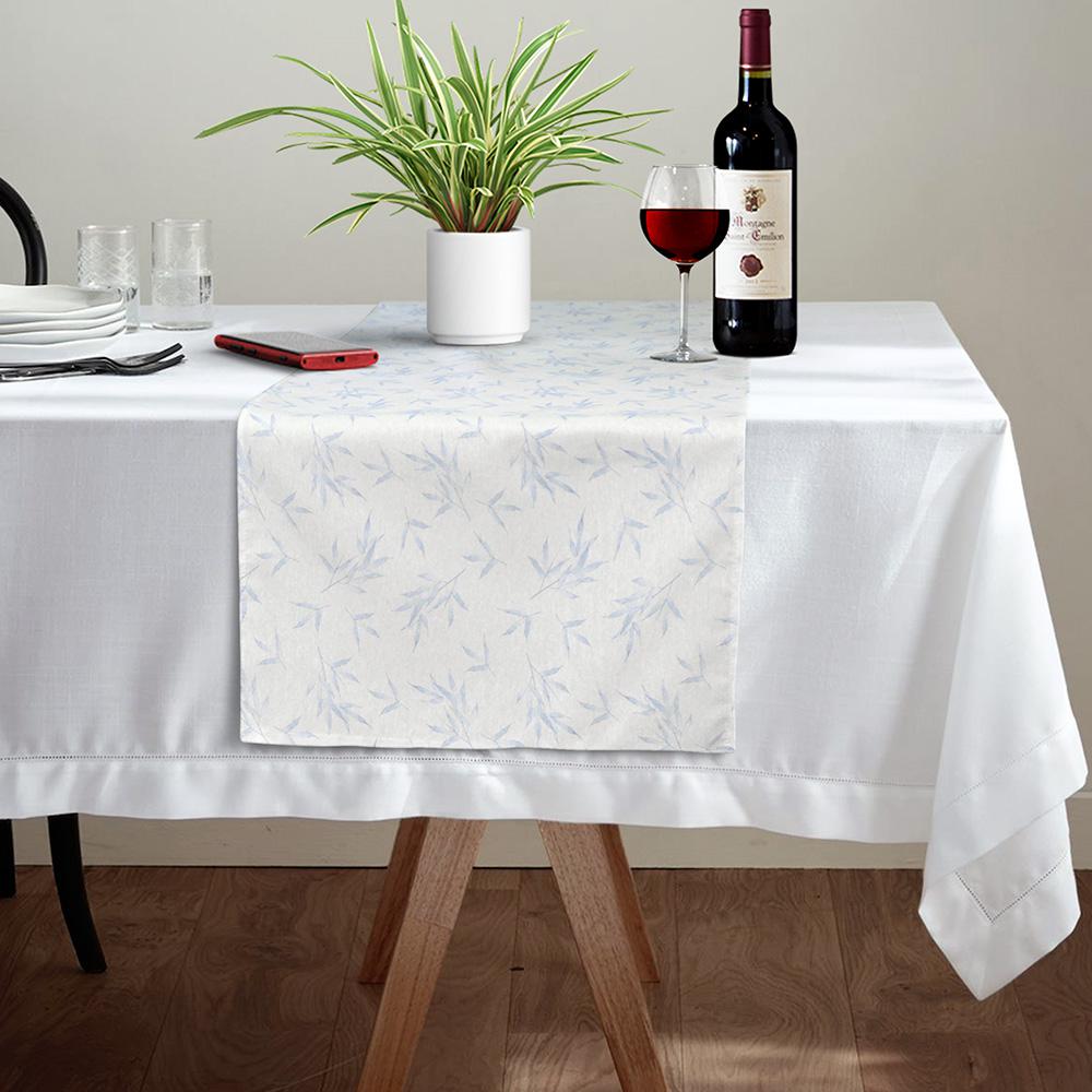 6300000454 LINO ΤΡΑΒΕΡΣΑ BABY BAMBOO 601 BLUE 45X145 - Image 1