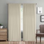 LINO ΚΟΥΡΤΙΝΑ SAMOS ΜΕ ΤΡΕΣΑ C91034 BEIGE 150Χ275