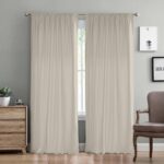 LINO ΚΟΥΡΤΙΝΑ SAMOS ΜΕ ΤΡΕΣΑ C91986 SAND 150Χ275