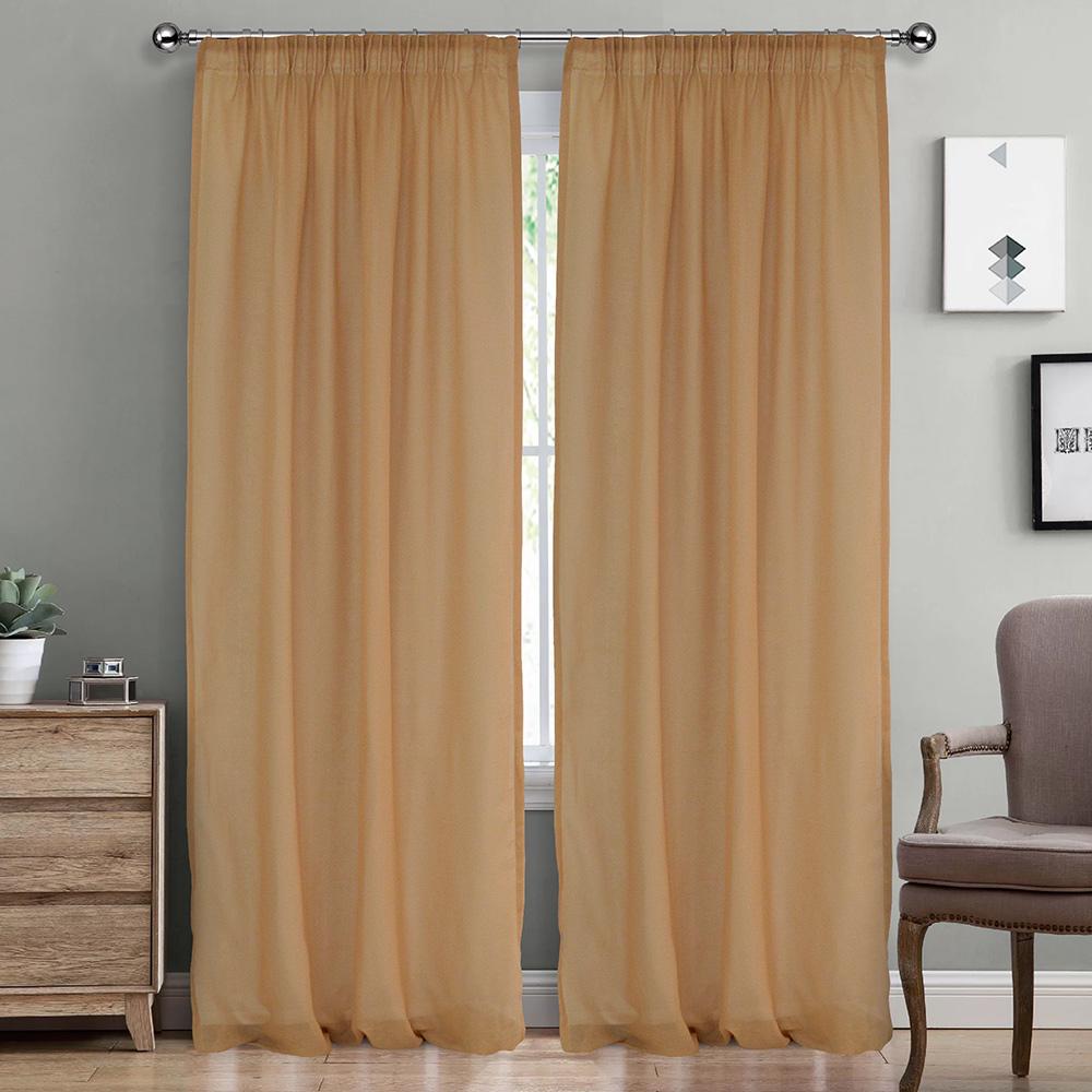 8000000976 LINO ΚΟΥΡΤΙΝΑ LINE ΜΕ ΤΡΕΣΑ 502 TERRACOTTA 145X295 - Image 1