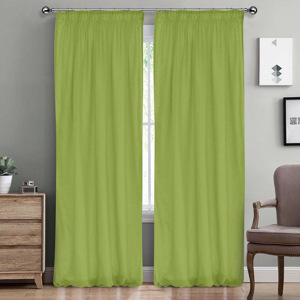 8000000988 LINO ΚΟΥΡΤΙΝΑ LINE ΜΕ ΤΡΕΣΑ 708 GREEN 145X295 - Image 1