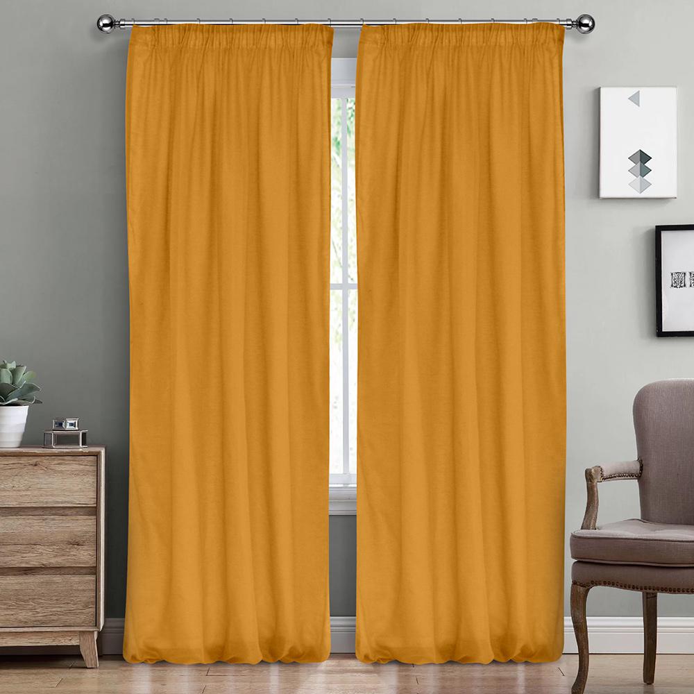 8000001121 LINO ΚΟΥΡΤΙΝΑ LINE ΜΕ ΤΡΕΣΑ 501 HONEY 300X295 - Image 1