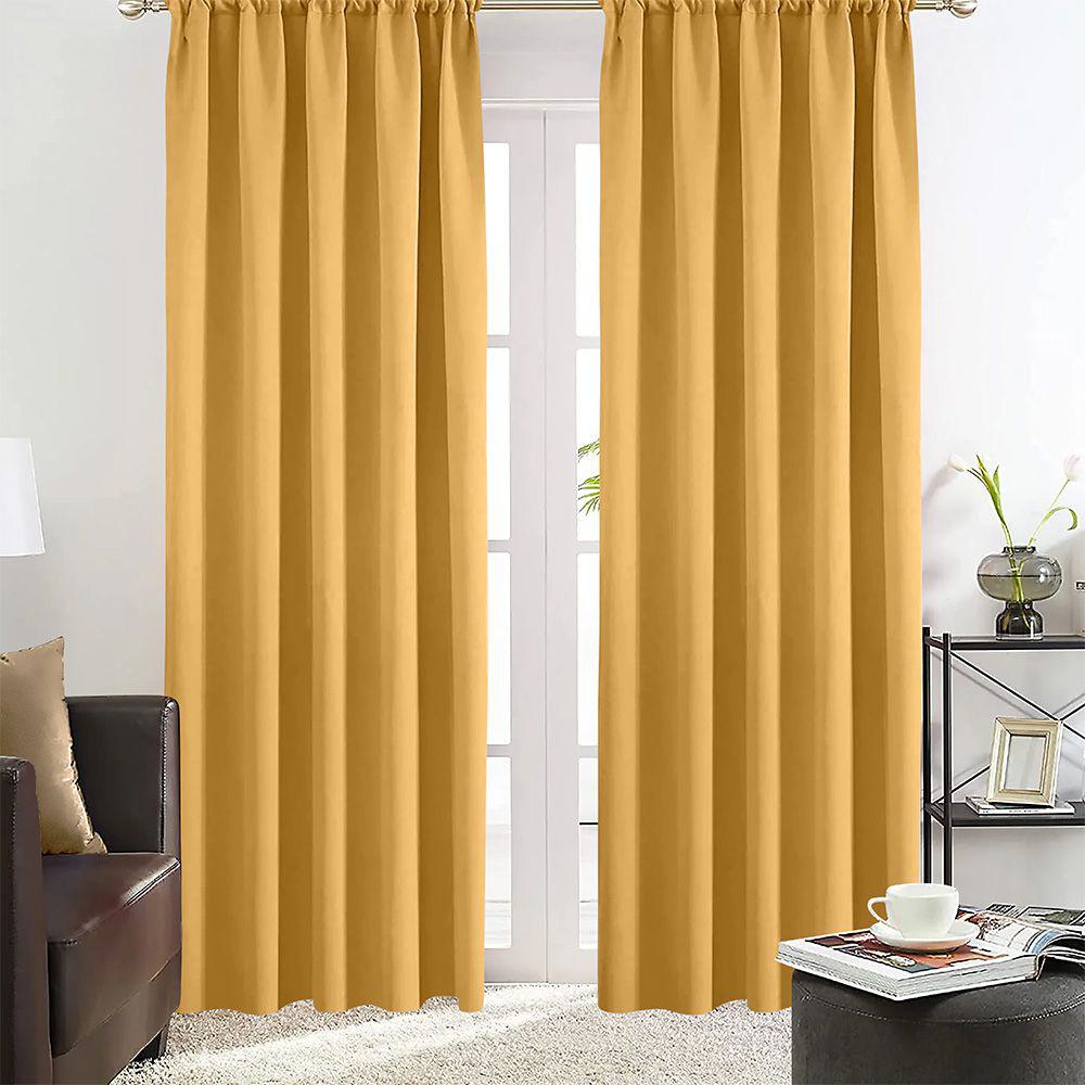 8000001538-2 LINO ΚΟΥΡΤΙΝΑ BASKO ΜΕ ΤΡΕΣΑ HONEY 150X240 - Image 1