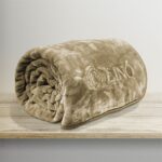 LINO ΚΟΥΒΕΡΤΑ VELLUT MOCCA 160X220 - Image 3