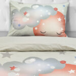 LINO ΠΑΠΛΩΜΑ BEBE SLEEPY MOON PINK 120Χ170 - Image 3