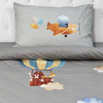 LINO ΠΑΠΛΩΜΑ BEBE PLANE BLUE 120X170 - Image 3