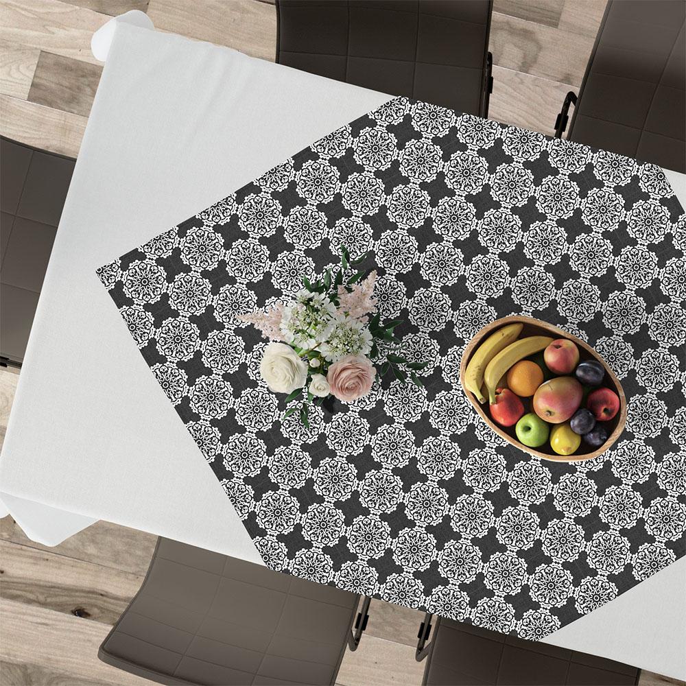 6100000385 LINO ΚΑΡΕ NORMAN 801 BLACK 90Χ90 - Image 1