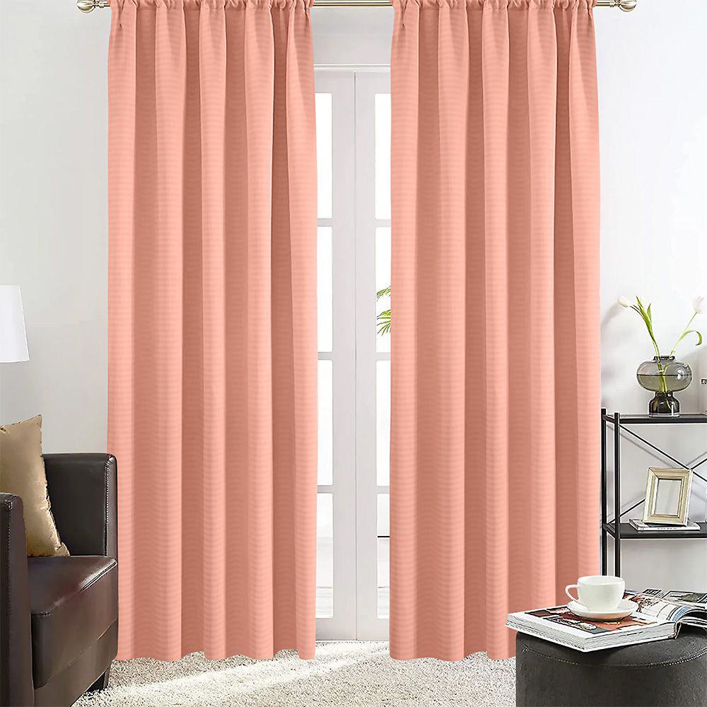 8000001545-2 LINO ΚΟΥΡΤΙΝΑ EMB BASKO ΜΕ ΤΡΕΣΑ DPINK 150X240 - Image 1