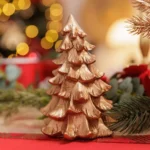 Beauty Home Κομψό έλατο ρητίνης χρυσό 15 x 10 cm - Image 2