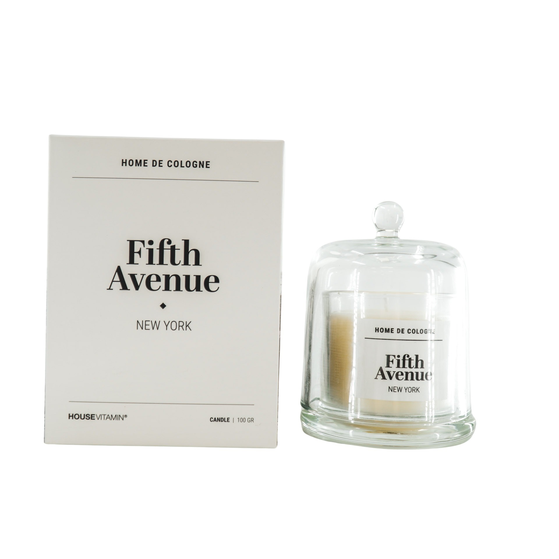 06520326-a80c-488a-b48f-78513dbb6095 Beauty Home Αρωματικό Κερί Γυάλινο 100gr NewYork 6 x 6,5 cm - Image 1