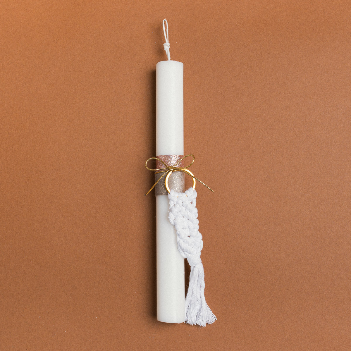 07178772-0662-4e94-b435-584048da020c Beauty Home ΛΑΜΠΑΔΑ 25cm ΜΑΚΡΑΜΕ ΜΠΡΕΛΟΚ ΛΕΥΚΟ ΜΕ ΦΙΟΓΚΟ ΣΕ ΣΥΣΚΕΥΑΣΙΑ ΔΩΡΟΥ - Image 1