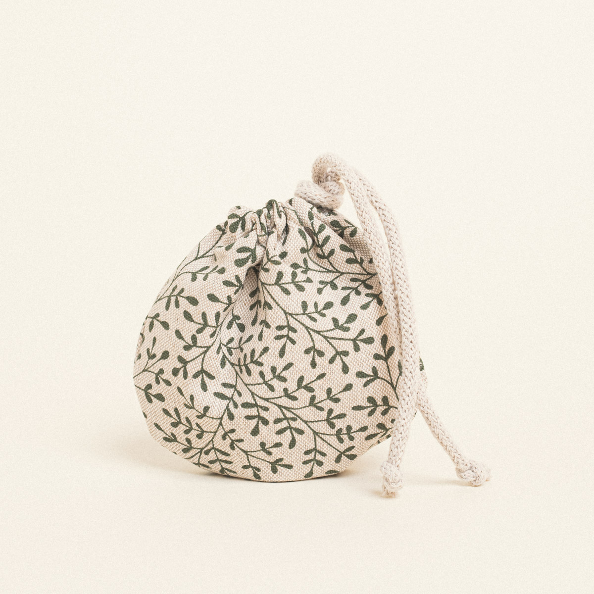 0cd6fcf0-520c-4a05-8672-fa66148fc0fc Beauty Home ΠΟΥΓΚΙ ΟΒΑΛ ΜΕ ΚΟΡΔΟΝΙ 13 x 14 cm ΠΡΑΣΙΝΑ ΚΛΑΔΑΚΙΑ - Image 1