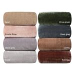 Beauty Home Κουβέρτα μονόχρωμη υπέρδιλη Bernese Art 10500 σε 8 αποχρώσεις 220x240