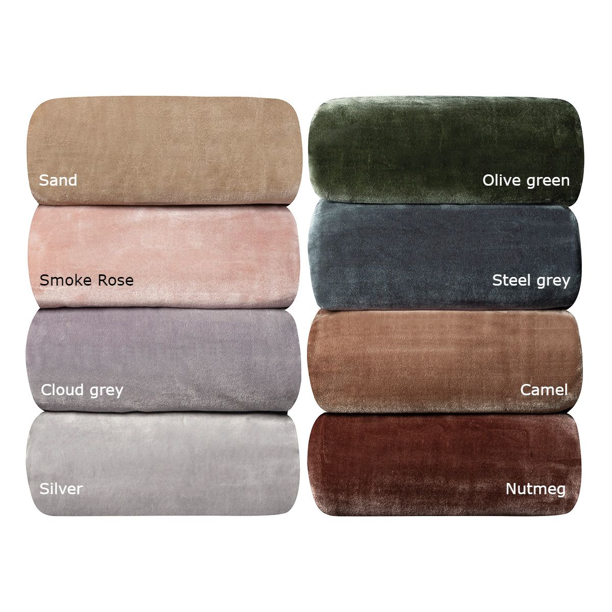 10500_all_with_colors Beauty Home Κουβέρτα μονόχρωμη υπέρδιλη Bernese Art 10500 σε 8 αποχρώσεις 220x240 - Image 1