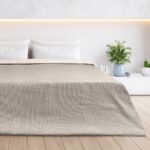 Beauty Home Κουβέρτα King Size διπλής όψεως Cross matelasse Art 11173 260x270 Άμμου