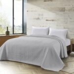 Beauty Home Κουβέρτα ζακάρ υπέρδιπλη Action Art 11174 230x270 Γκρι - Image 2