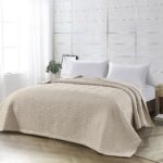 Beauty Home Κουβέρτα ζακάρ υπέρδιπλη Action Art 11174 230x270 Άμμου - Image 2