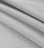 Beauty Home Κουβέρτα ζακάρ μονή Point Art 11175 170x270 Γκρι - Image 3