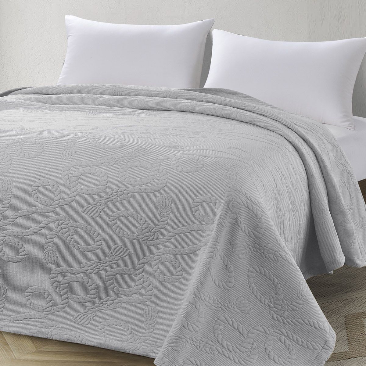 11176_grey Beauty Home Κουβέρτα ζακάρ King Size Frame Art 11176 260x270 Γκρι - Image 1